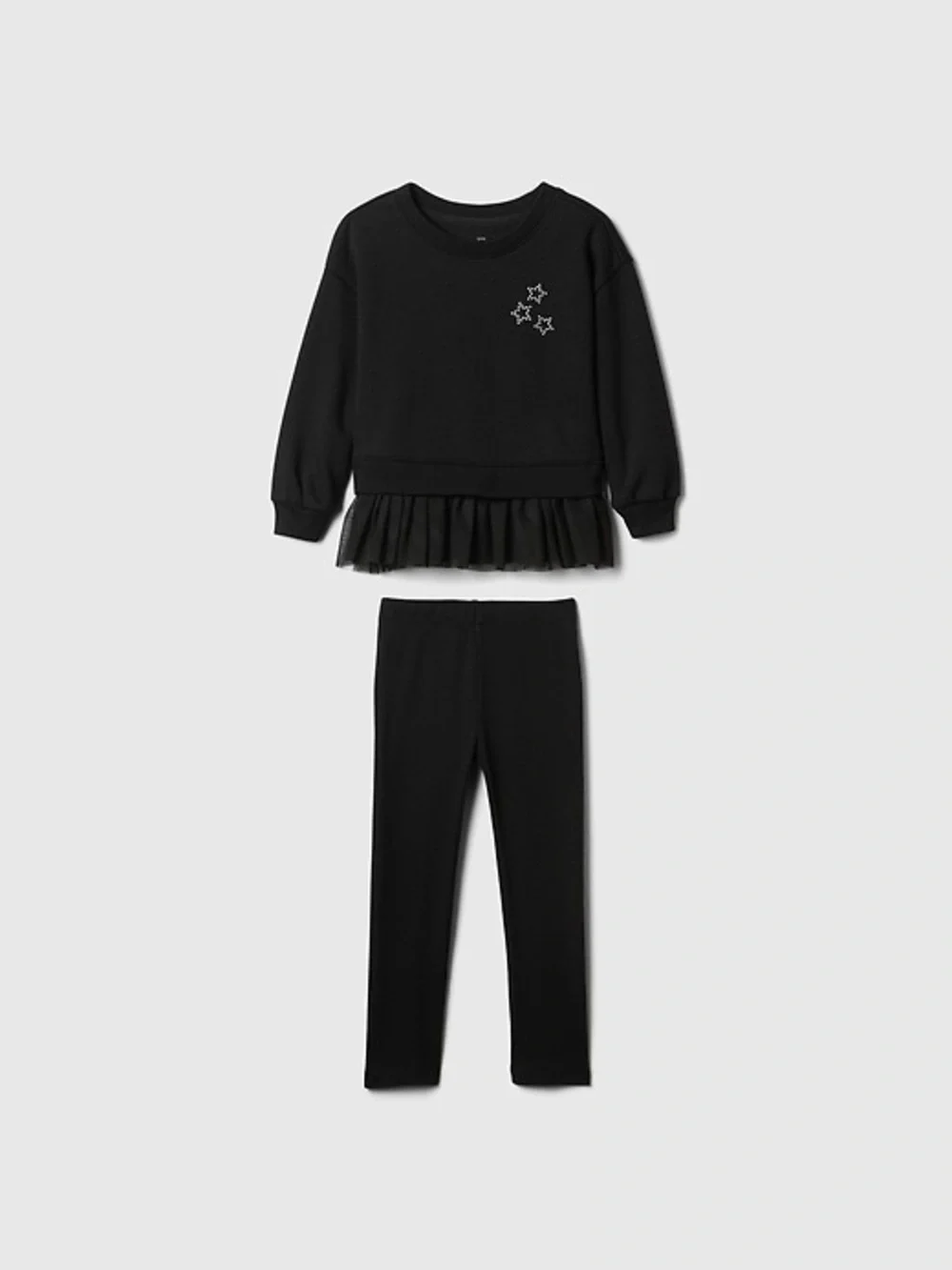 Baby Gap Black Tulle Sweatshirt Set
